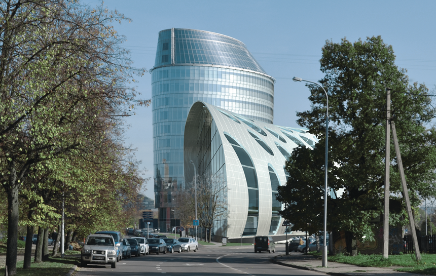 Green Hall 2 office building in Vilnius, Lithuania